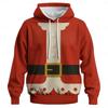 Christmas Hoodie Santa Claus Front Pocket Graphic Novelty Funny for Couple's Men's Women's Adults' 3D Print for Christmas Carnival New Year Party