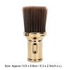 Gold Color Neck Duster Brush Light Hair Brush Barber Shop Brush Beard Shaving Brush  Men Grooming