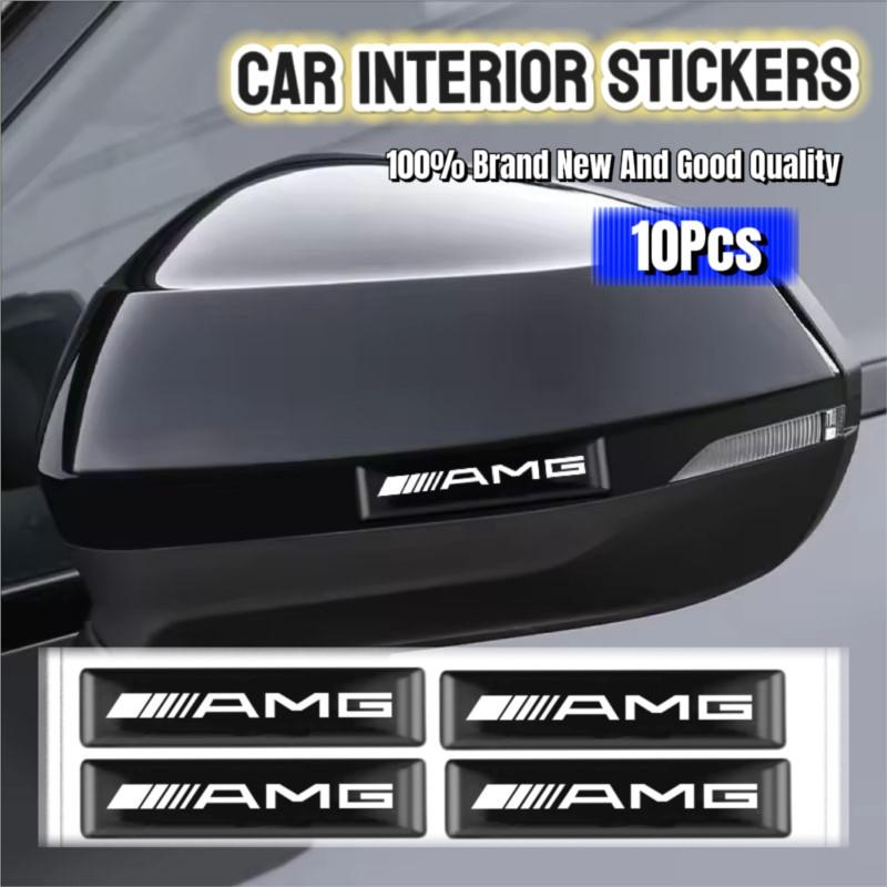 3D Epoxid Auto Innenraum Logo Außen Dekoration Aufkleber Für Mercedes Benz AMG Smart Fortwo 451 450 453 EQ Forfour Coupe Cabrio 4