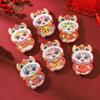6pcs Laser Chinese New Year Red Pocket Traditional Good Lucky Red Packets  Lunar New Year Gifts