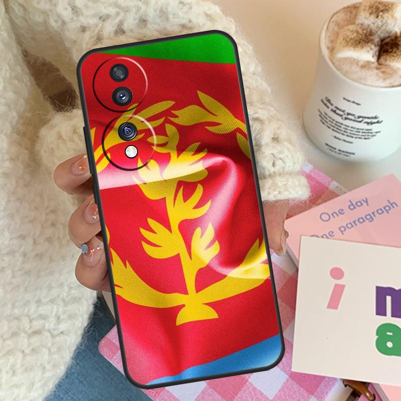 Eritrea Flag For Honor Magic 8 7 5 6 Pro Case For Honor 200 400 50 90 70 Lite X8c X8b X9a X9b X9c X9d Win