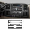 Kohlefaser Interieur Radio mit CD-Player Abdeckung Zierleiste für Silverado/Sierra WT