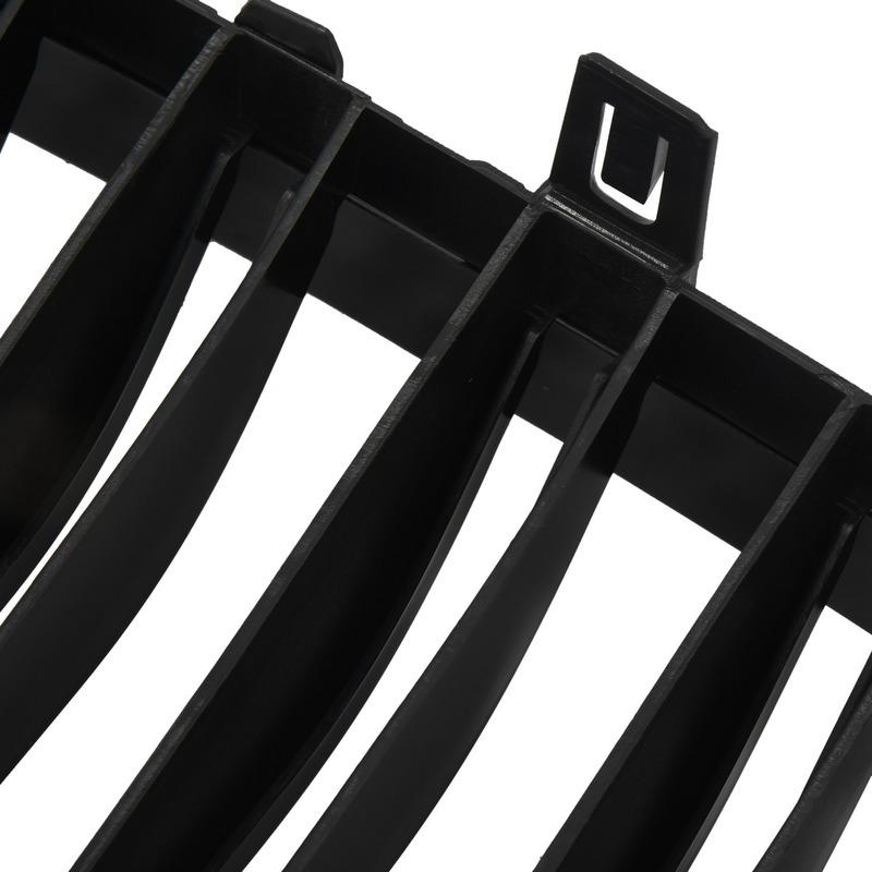 2X Gloss Black Car Front Kidney Grille Grill For BMW 5 Series E60 E61 M5 520I 535I 550I 2003-2010 Sedan
