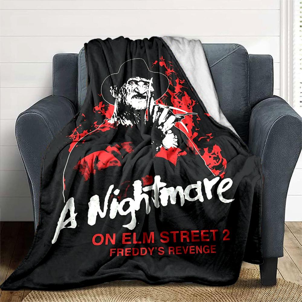 1pc Nightmare Freddy's Revenge Soft Flannel All Season Throw for Home, Office, Outdoor UseDurable Comfort Soft Warm Throw for Home