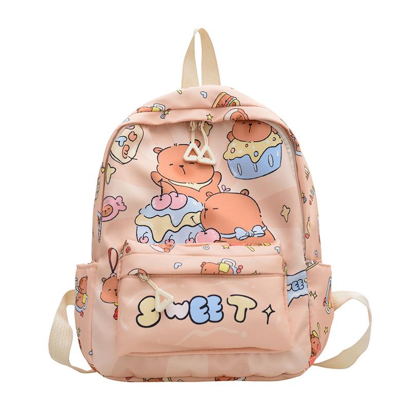 Little Girl Cute Backpack, New Boy and Girl Cartoon School Bag, Light and Small Children's Back