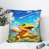 Digimon Adventure Pillow Case Vintage Pillow Cover Comfy Pillowcases For Living Room Sofa