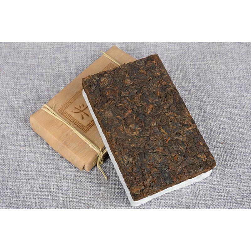 Чай Пуэр Golden Bud Brick 250г Спелый чайный кирпич Полезный напиток — фото 11