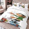 Gaston Lagaffe 3Pcs Bedding Set Duvet Cover With Two Pillowcases For Bedroom Home Decoration
