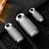 Mini Titanium Alloy Storage Box Portable Pill Container Camping Survival Bottle  Outdoor EDC Tool