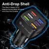 75W 6 Ports Car Charger Quick Charge 3.0 15A USB Charger For iPhone 1411 Pro Samsung Xiaomi Huawei Mobile Phone Charger