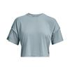 Crop Tops Women's Gray Crew Neck Thin 1377069-465