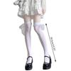 Bowknot Stockings Womens Lace Trims Thigh High Stockings Over Knee Long Stockings,Long Socks for Student Girl