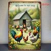 Retro Metal Tin Sign 20x30cm for Home Living Room Balcony Wall Decor