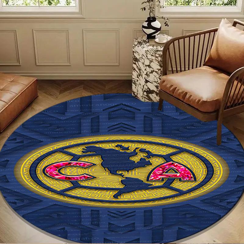 Club America Emblem Round mat, Anti-slip Circle Carpet Chair rug For livingroom,Bedroom, doormat home decor Gift Christmas Gifts