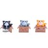 Private House Cat Kitten Plush Car Pendant: Micro Landscape Ornament & Succulent Blind Box Cake Decor