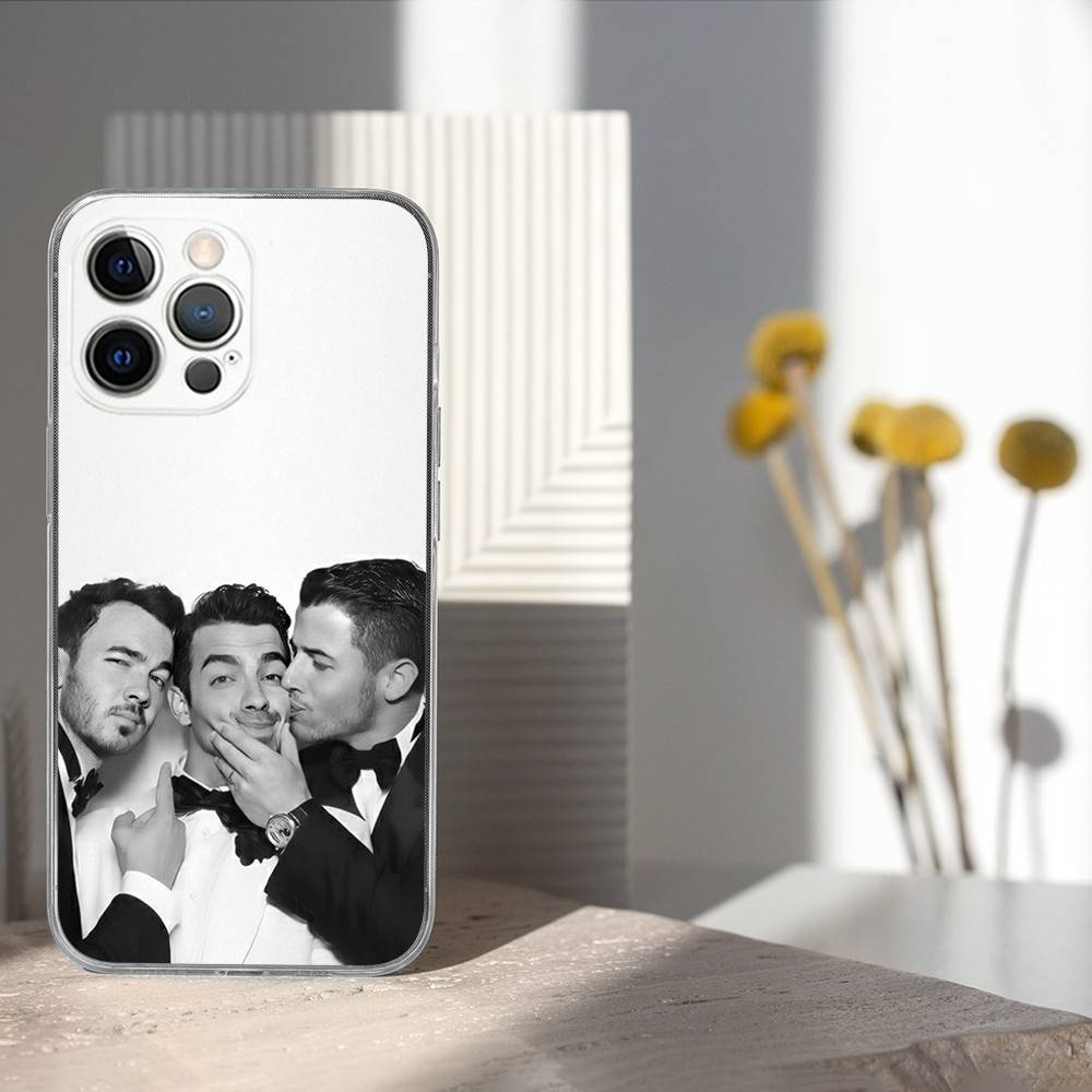 

J-Jonas B-Brothers Band Phone Case For iPhone 17,16,15,14,13,12,11 Pro,Max,Plus,X,XS,XR,SE4,E Mini Transparent Soft Cover iphone16e