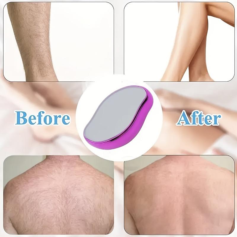 1 PC Crystal Hair Removal Tool for Men and Women - Painless Exfoliating Device, Reusable