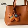 Horse Keychain Bag Pendant Imitation Leather Little Charm Fullness Symbol