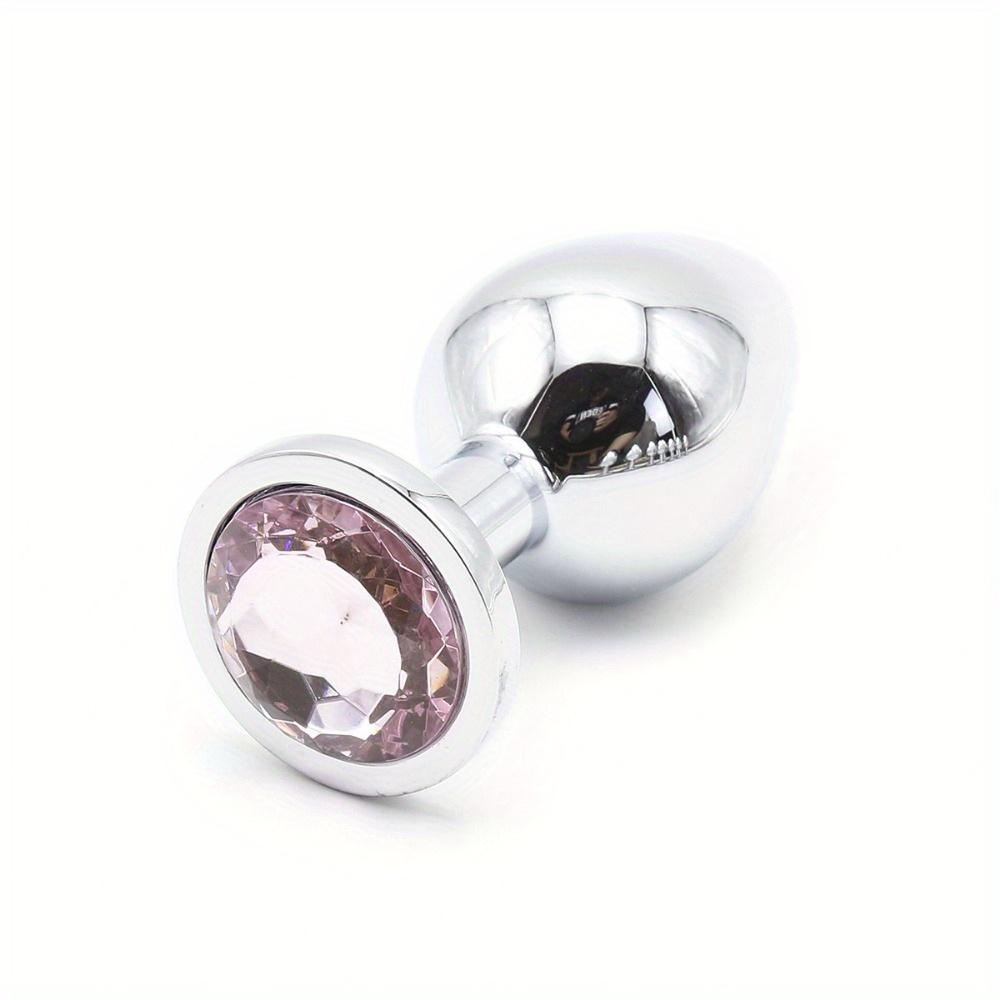 Mini Jewelry Colorful Metal Anal Plug Butt Plug Anal Dilator Crystal Prostate Massager Stimulation Adults Sex Products for Women