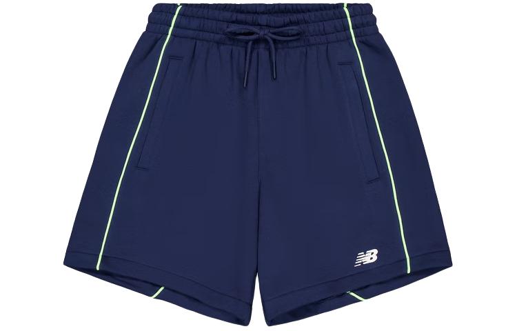 New Balance Hoops On Court Casual Shorts Men s Marine Blue MS41584-NNY L