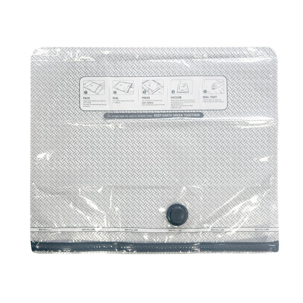 Vacuum Storage Bags with Electric Pump Valve Space Saver Compression Sealed Organizer for Clothes Wardrobe Travel Luggage Reusable Large Capacity