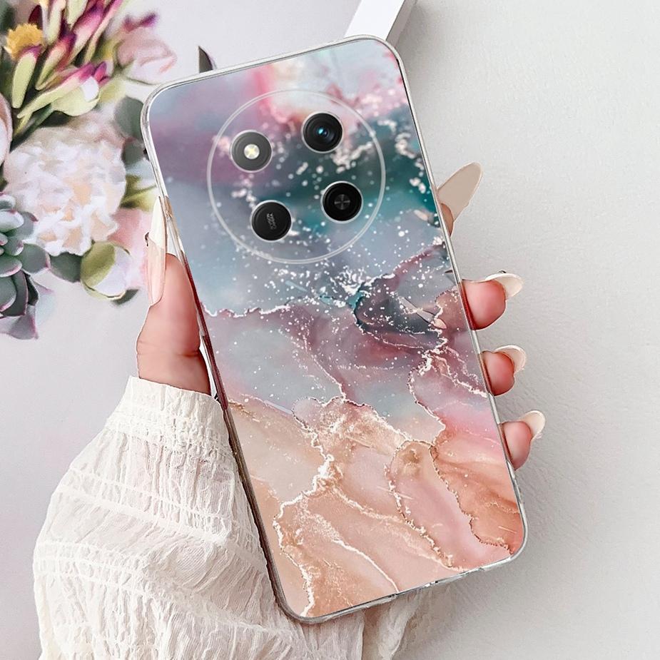 For Honor Magic7 Lite Case BRP-NX1 Coloful Painted Cover Clear Silicone Case For Honor X9C Smart Magic 7 Lite HonorX9C Soft Bags