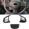 Car Accessories for Subaru WRX STi 2016- Carbon Fiber Printed Interior Steering Wheel Decoration Cover Trim 3pcs