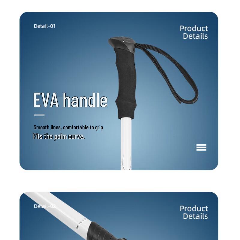 Aluminum Alloy Foldable Trekking Pole