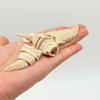 3D Printed Articulated Shark Skeleton Display Model Full Swingable Joints Marine Life Art Piece for Office Desk Decoration