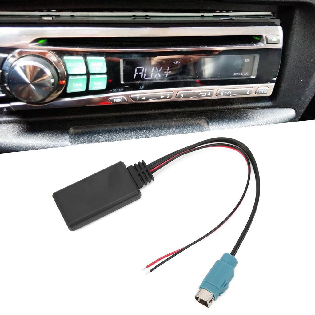 Car Bluetooth Module AUXIN Cable Wireless Audio Adapter Replacement for Alpine IDAX001 IVA205R
