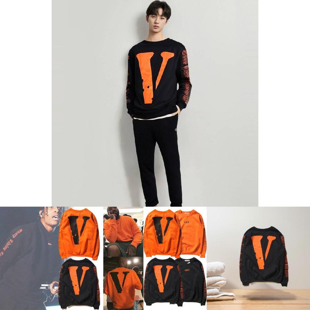 Trendy Cotton Sweatshirt For Men Casual Loose Fit Long Sleeve Crewneck Top