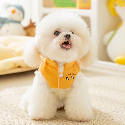 Pet Vest Small Dog Teddy Than Bear Thickened Warm Autumn and Winter Hairless Cat Cotton Coat Puppy Dog Clothes