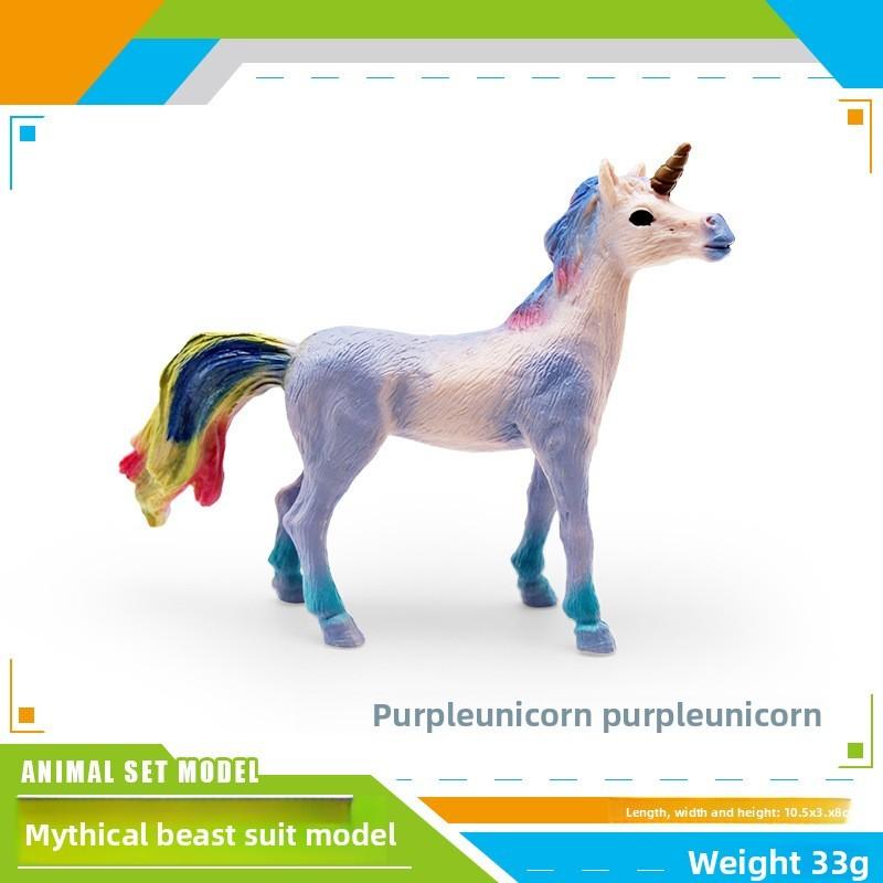 Unicorn Figurine Collectible Pvc Model For Kids Fantasy Animal Decor Play Toy