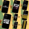 Aircraft Airplane Fly Travel Case For Samsung Galaxy A14 A34 A54 A55 A35 A15 A73 A53 A33 A23 A13 A12 A32 A52 A51 Cover
