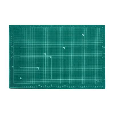 Plus Corte Tamaño A3 x 450 Esterilla, Doble Cara, (300 mm), Verde, CS-A3 48-584