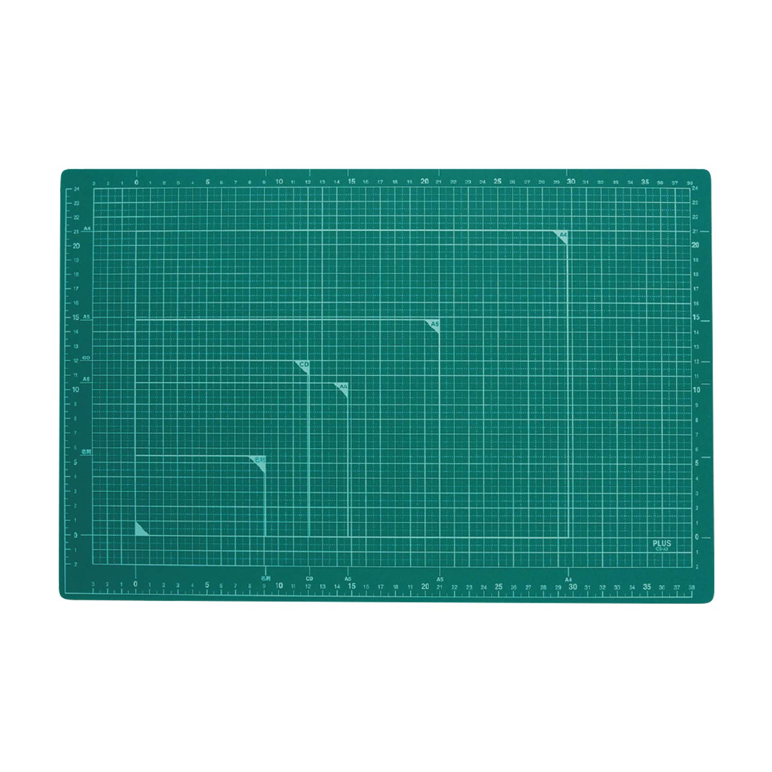 PLUS Cutting A3 Size x 450 Mat, Double-Sided, (300 mm), Green, CS-A3 48-584 зелёный