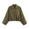 Womens Streetwear Puffer Jacket With 3D Print Zipper 12 Colors Regular Fit Long Sleeve 2026