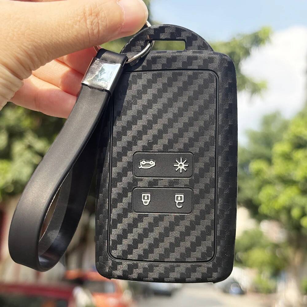 Silicone Car Remote Key Cover Case Keychain For Renault Captur Arkana Kadjar Zoe Espace Clio Megane