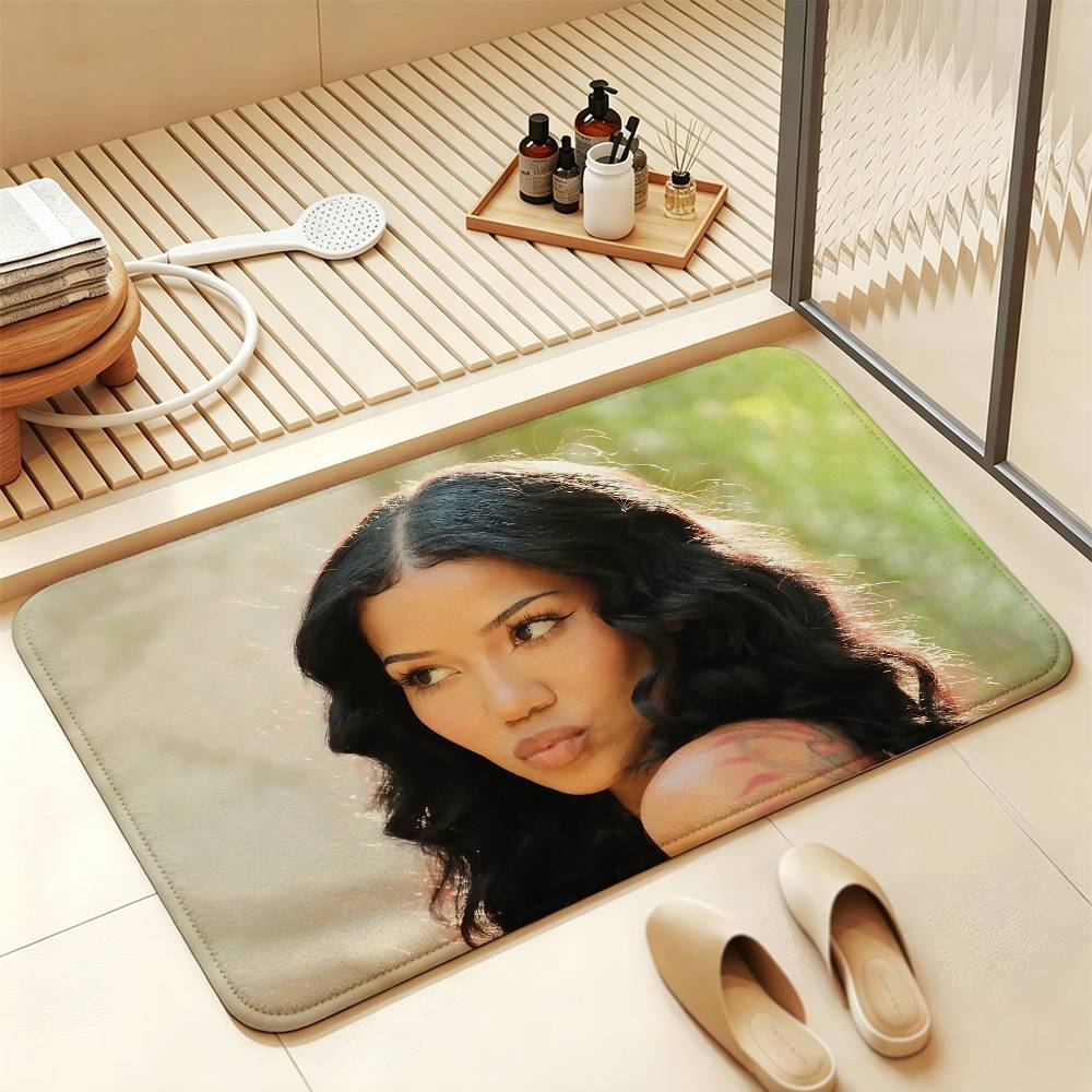Singer J-Jhene A-Aiko Soft Comfortable Short Plush Rug Carpet mat Anti‑Slip Floor Mat Machine Washable Home Decor