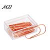 Rose Gold Desk Accessories 10PCS Metal Paper Clips, Decorative Cartoon Shape Durable Fasteners Bookmarks, Creative Documents Organizers for Office And