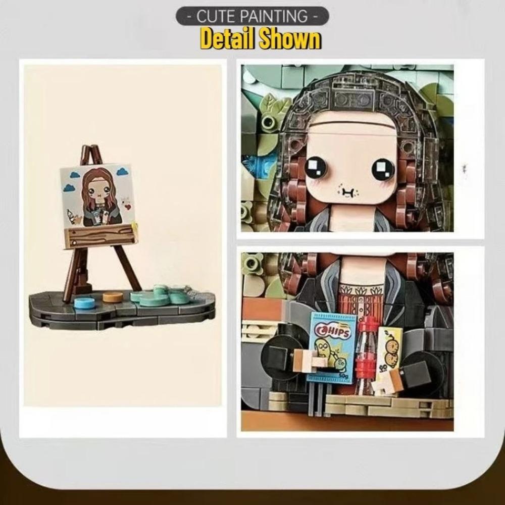 Světově proslulý olejomalba stavebnice kreativní montáž závěsná malba ozdoby sada kostek hračky dárky pro dospělé děti