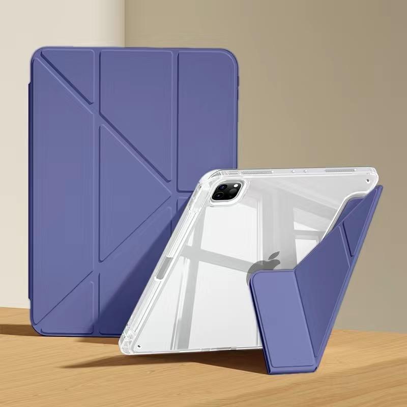 Pour iPad Air 5ème 6ème 12ème 11ème iPad Pro 11 12.9 13 Air 11 M4 10ème Génération 10.9 10.2 9ème 8ème 9.7 Mini 7 6 Étui Intelligent avec Porte-Stylo 10.2 7th 8th 9th