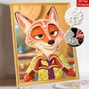 Disney Pearl Painting DIY Zootopia Nickelodeon Pearl Art Painting Pearl Gem Painting, Home Wall Decoration Crafts