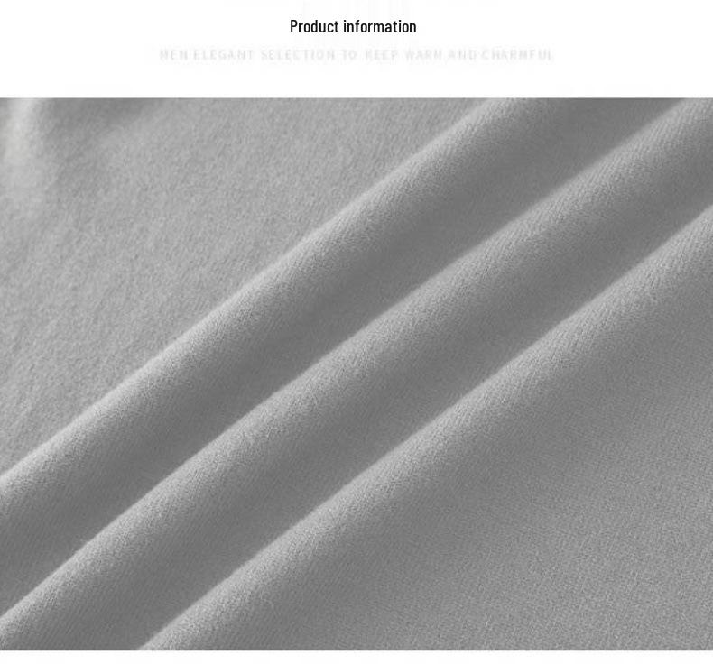 Jersey de punto con cuello en V estilo Hong Kong para hombre: Suéter Casual de Manga Larga para Primavera/Otoño