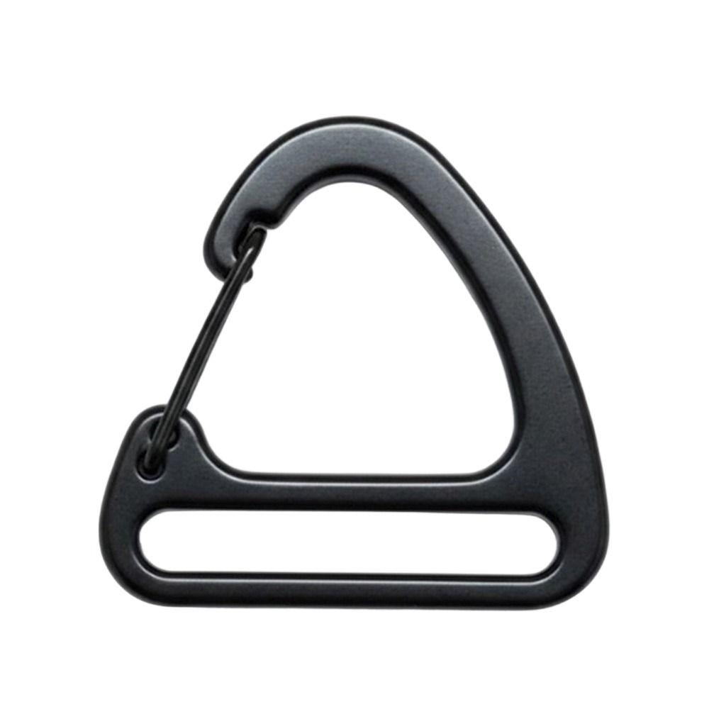 Alloy Triangle Carabiner 32mm Keychain Belt Buckles Spring Quickdraws Clip  Outdoor Tool