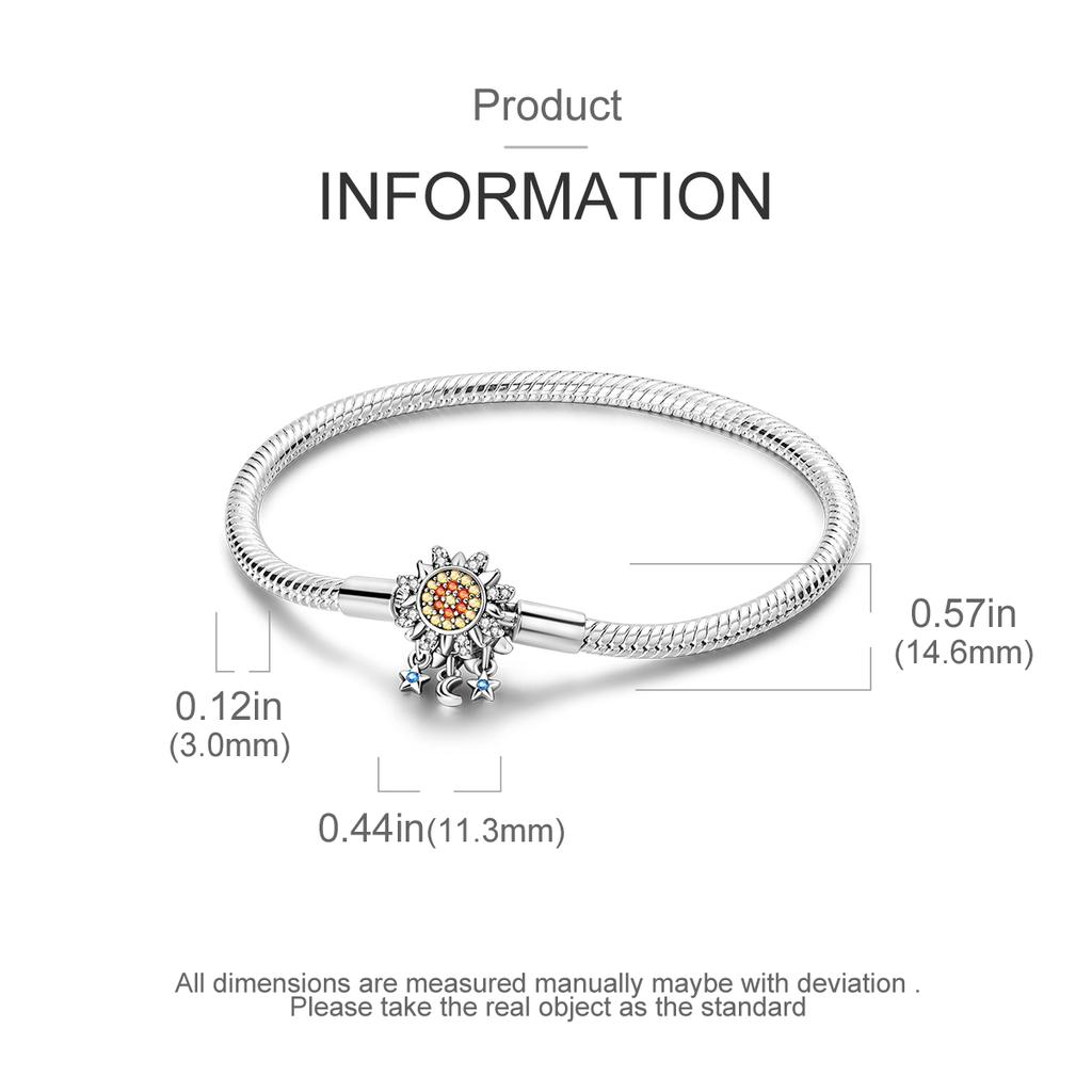 Silver Plated Snake Chain Bracelet Stainless Steel Bangle DIY Jewelry For Women Fashion Pulseras Charm Bracelet