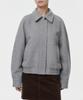 Musinsa Standard Woman Women'S Wool Blend Blouson Jacket [Grey]