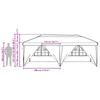 Pop Up Party Tent 575 X 288 X 245 Cm Blue