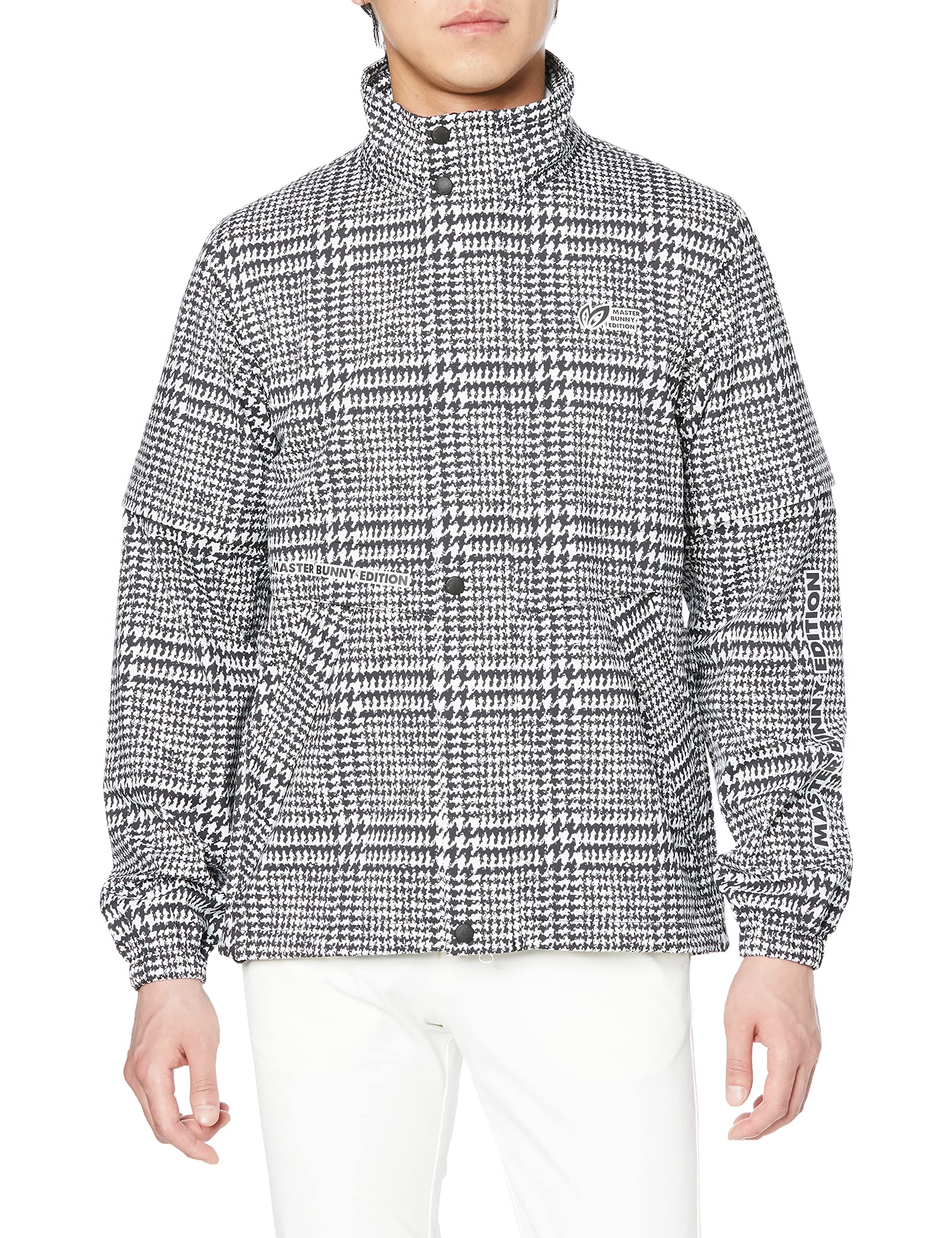

Continuing standard product rainwear tops water Rain golf x Black 4 [Master Bunny] Men s (houndstooth pattern, resistant, breathable) / / 758-3988403