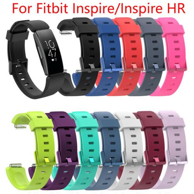 For Fitbit Inspire Silicone Wrist Strap Replacement Adjustable Watch Band
